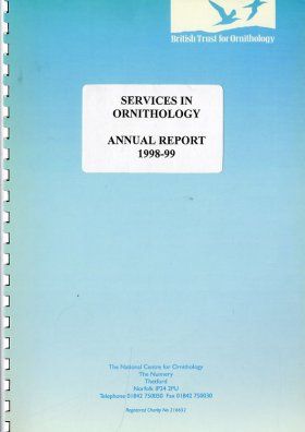 Services in Ornithology Annual Report 1998-99