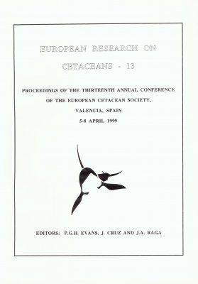 European Research on Cetaceans, Volume 13