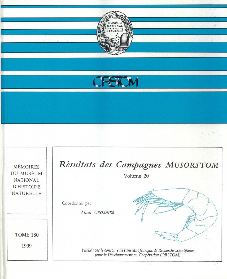 Résultats des Campagnes MUSORSTOM, Volume 20 [Memoires du Museum National d&#039;Histoire Naturelle, Volume 180]