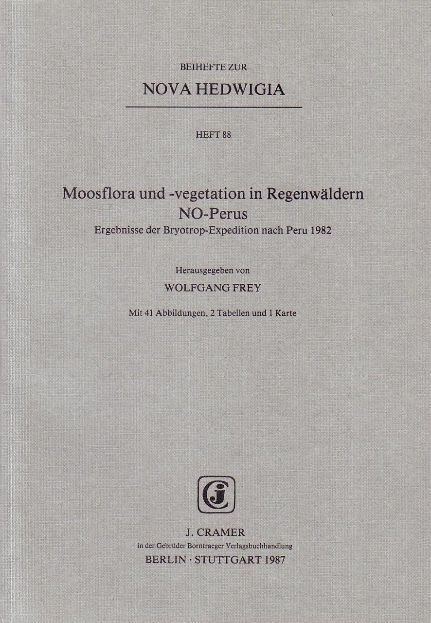 Moosflora und -Vegetation in Regenwäldern NO-Perus