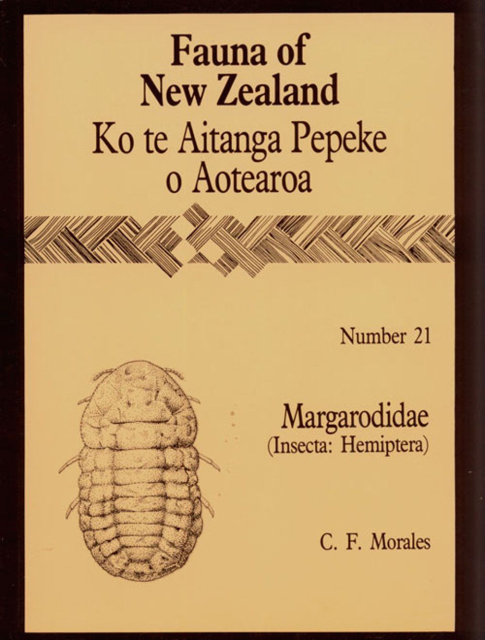 Fauna of New Zealand, No 21: Margarodidae (Insecta: Hemiptera)