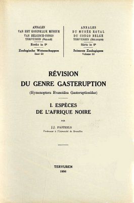 Révision du Genre Gasteruption (Hymenoptera Evanoidea Gasteruptionidae)