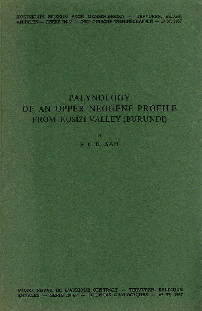 Palynology of an Upper Neogene Profile from Rusizi Valley (Burundi)