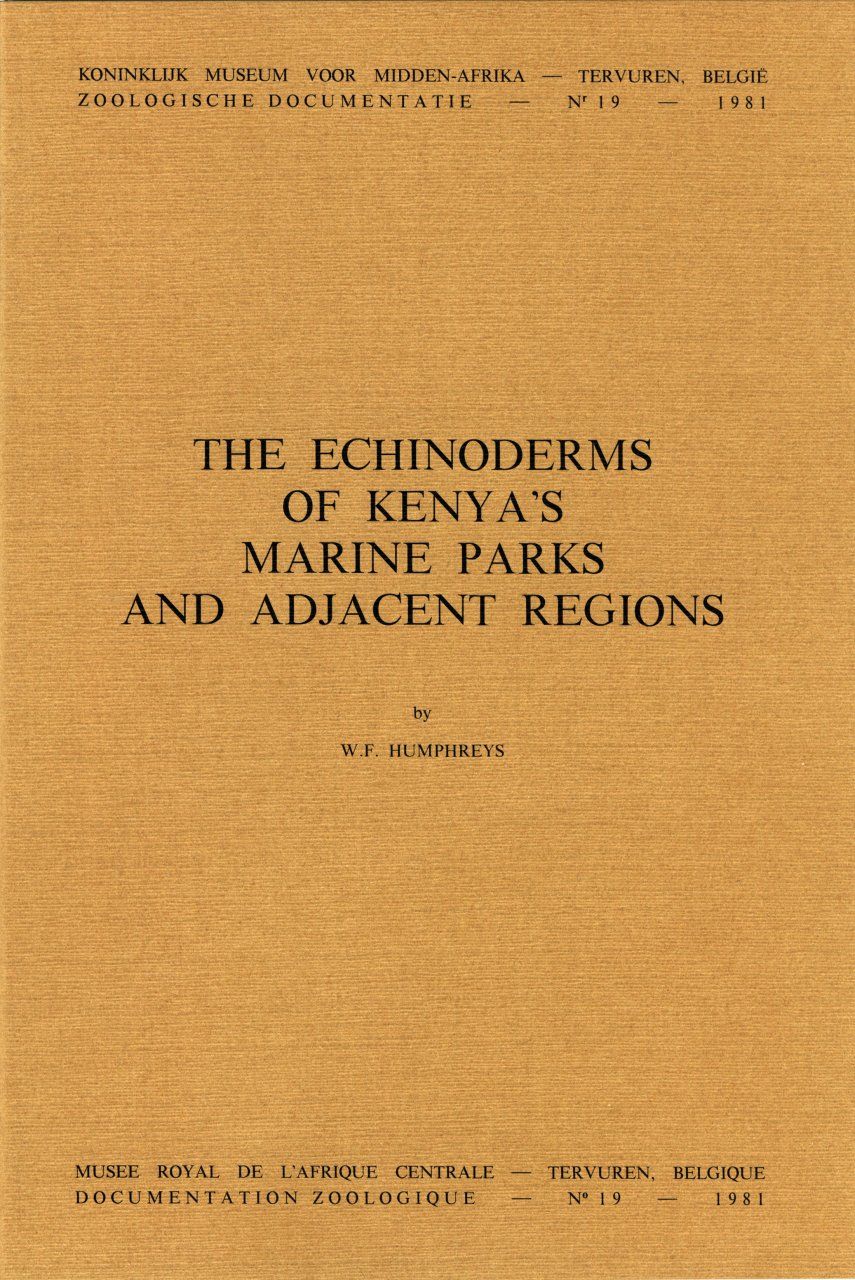 The Echinoderms of Kenya&#039;s Marine Parks and Adjacent Regions