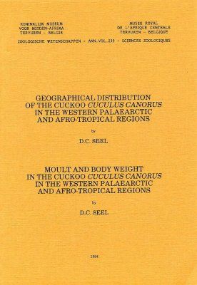 Geographical Distribution of the Cuckoo Cuculus Canorus in the Western Palaearctic and Afro-Tropical Regions