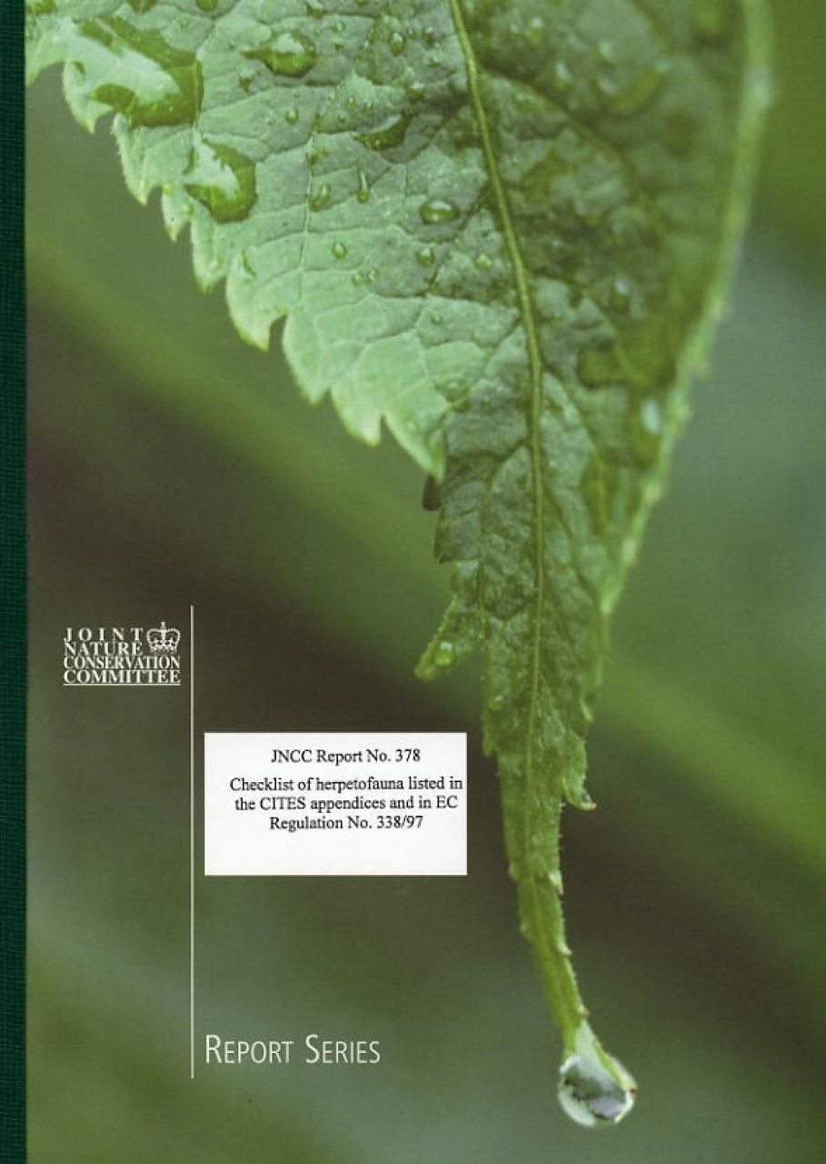 Checklist of Herpetofauna Listed in the CITES Appendices and in EC Regulations 338/97