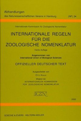 Internationale Regeln für die Zoologische Nomenklatur