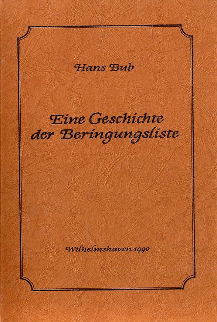 Eine Geschichte der Beringungsliste