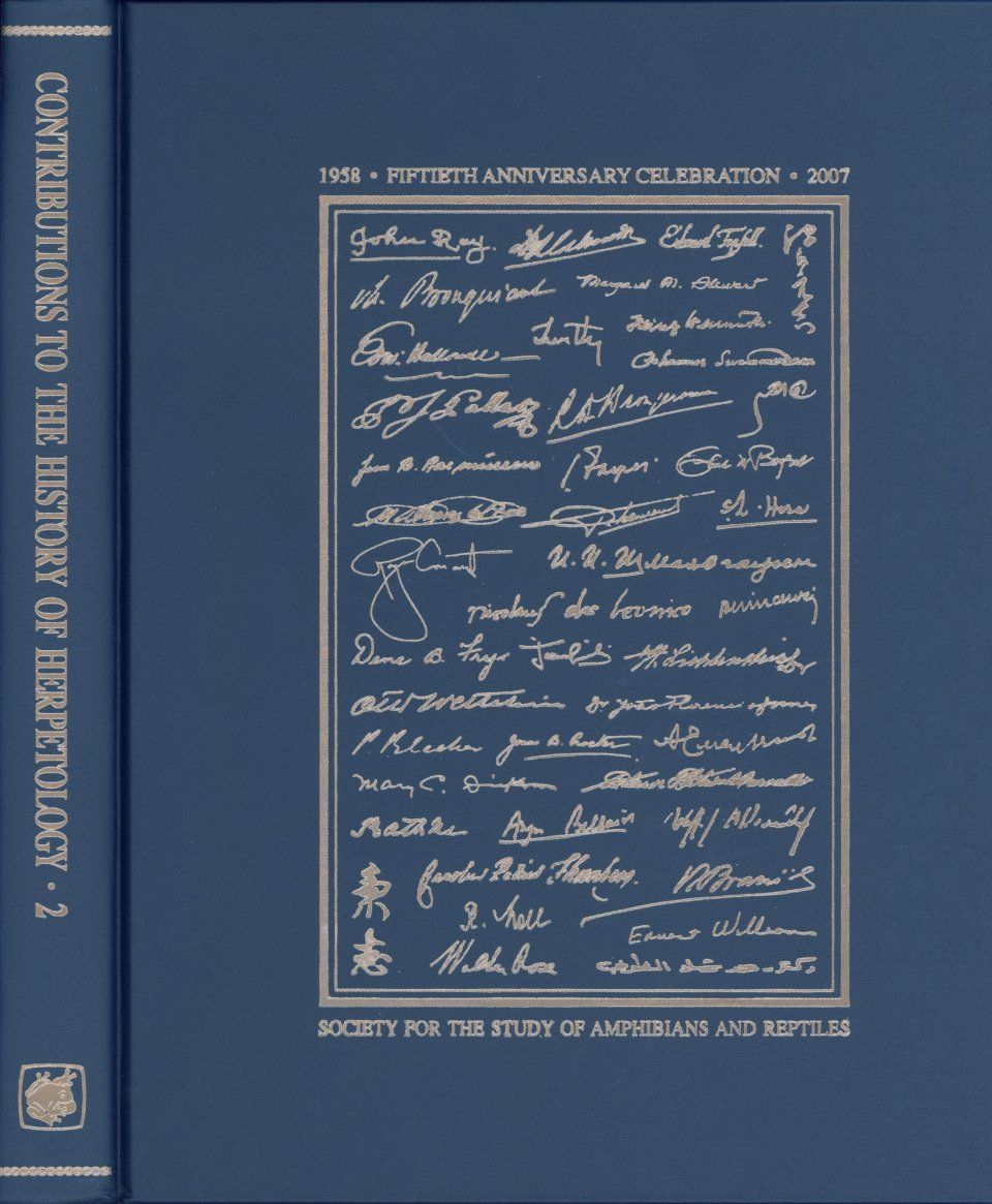 Contributions to the History of Herpetology: Volume 2