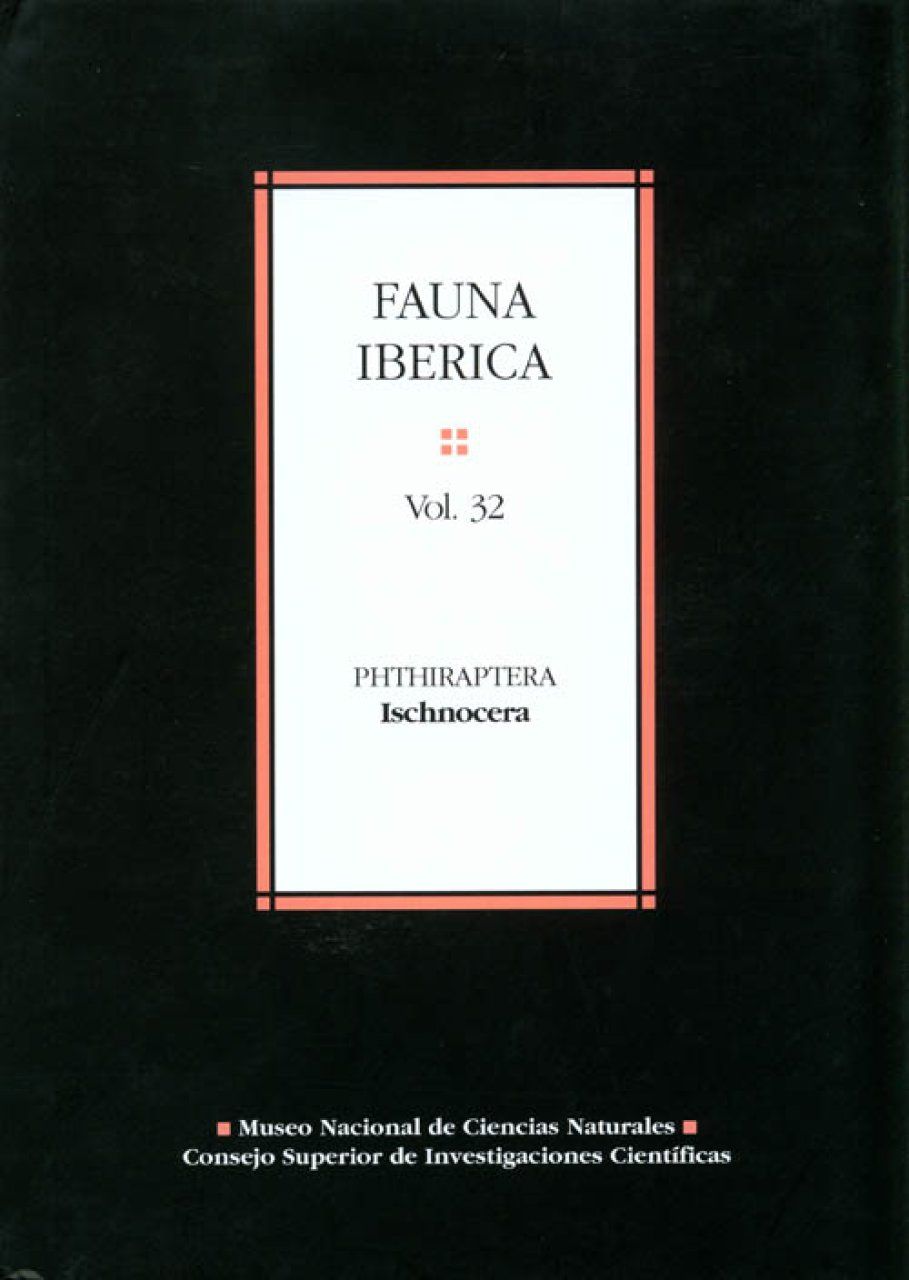 Fauna Ibérica, Volume 32: Phthiraptera: Ischnocera