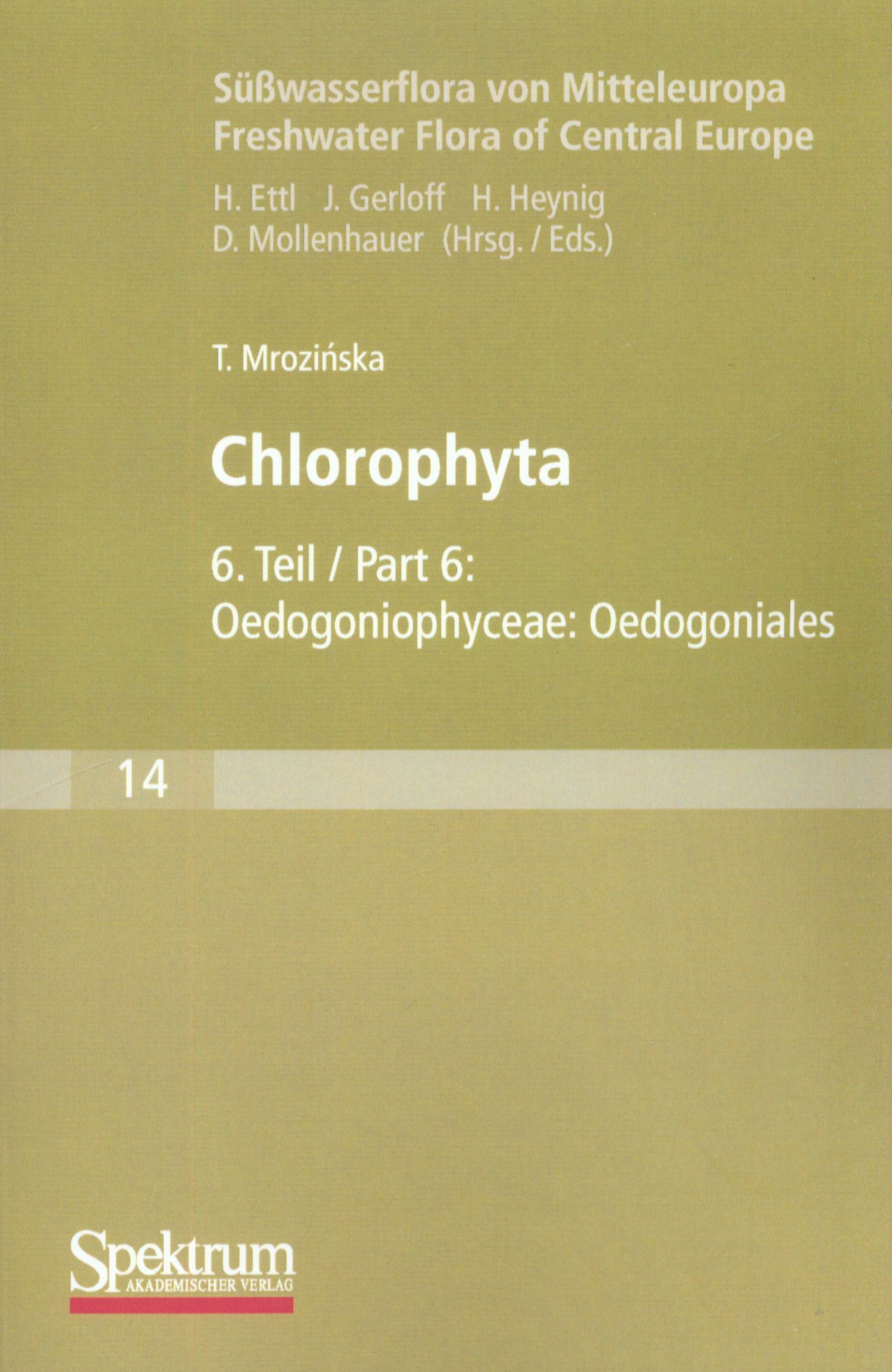 Süßwasserflora von Mitteleuropa, Bd 14: Chlorophyta 6