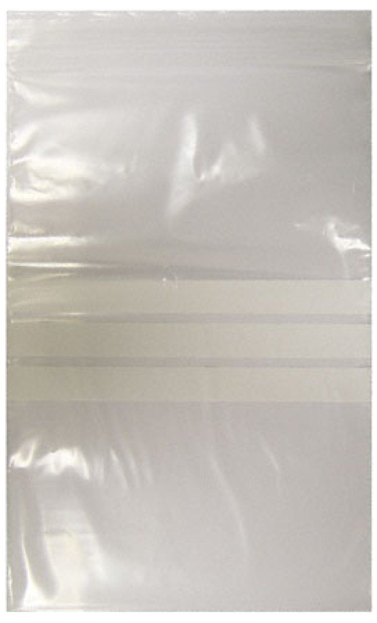 Self-Seal Polythene Sample Bags x 100