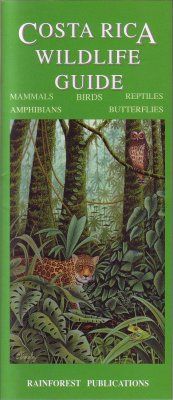 Costa Rica Wildlife Guide: Mammals, Birds, Reptiles, Amphibians, Butterflies [English / Spanish]
