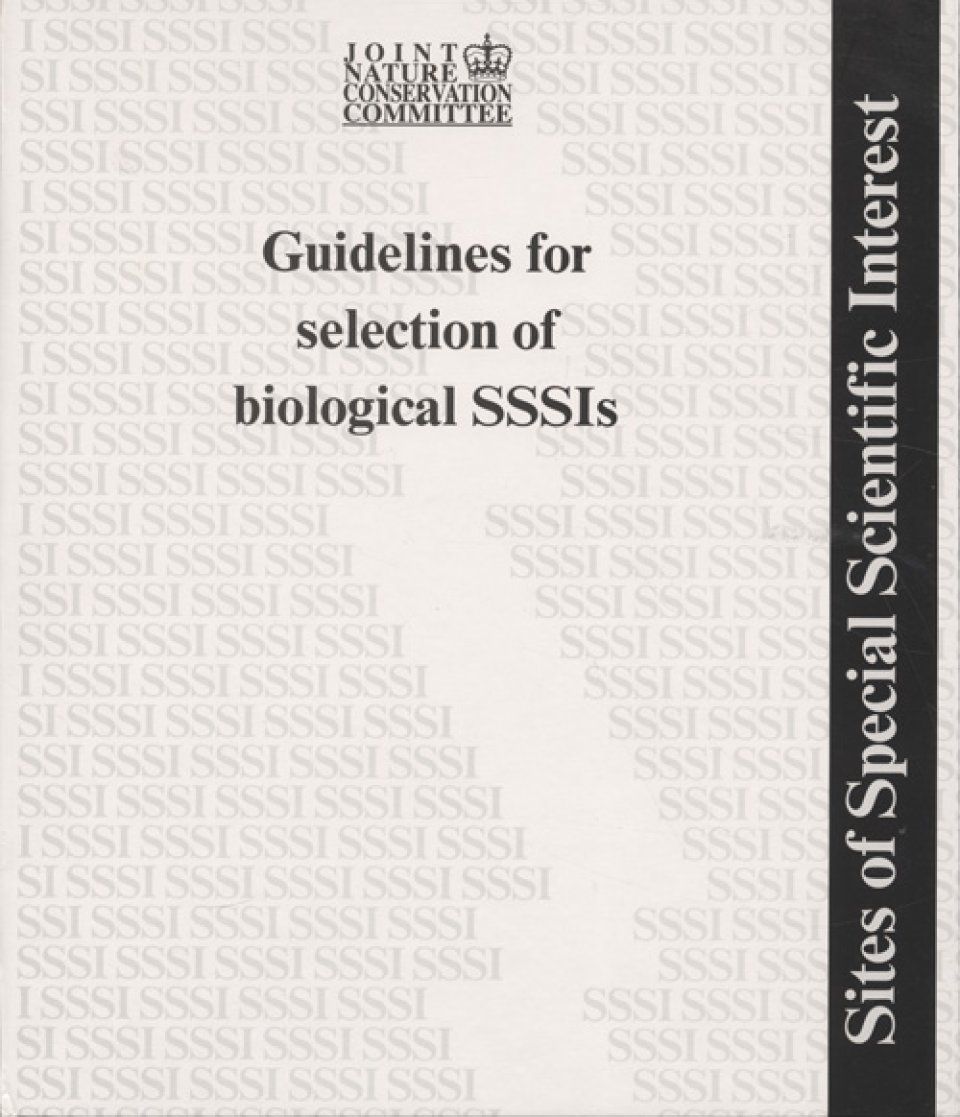 Guidelines for Selection of Biological SSSIs: Ring-Binder