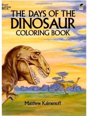 The Days of the Dinosaur Coloring Book
