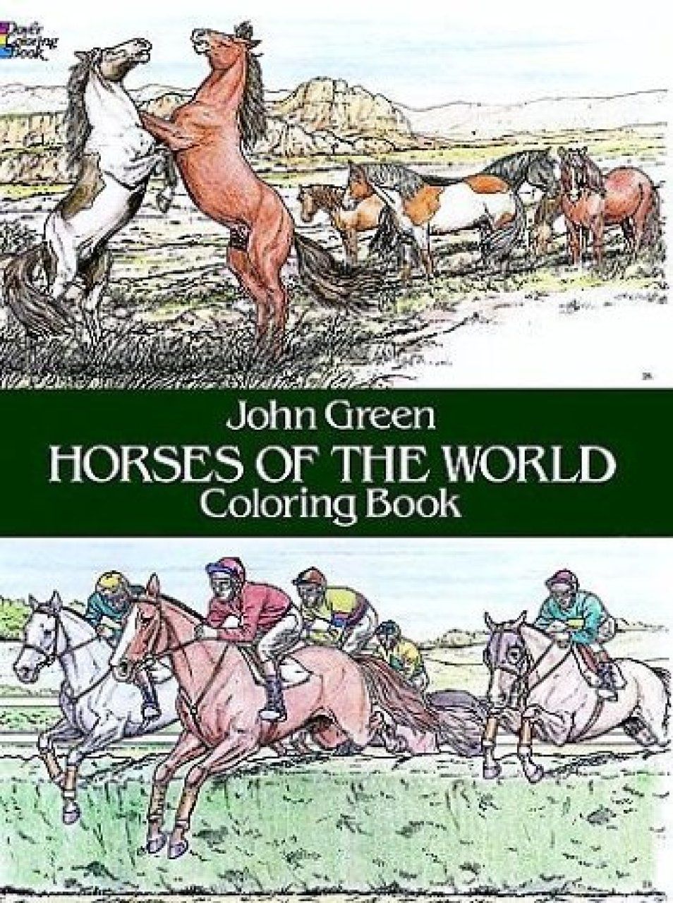 Horses of the World Colouring Book