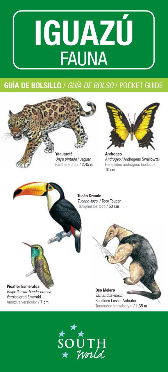 Iguazú - Fauna: Pocket Guide / Guiá de Bolsillo / Guía de Bolso