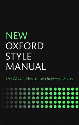 New Oxford Style Manual