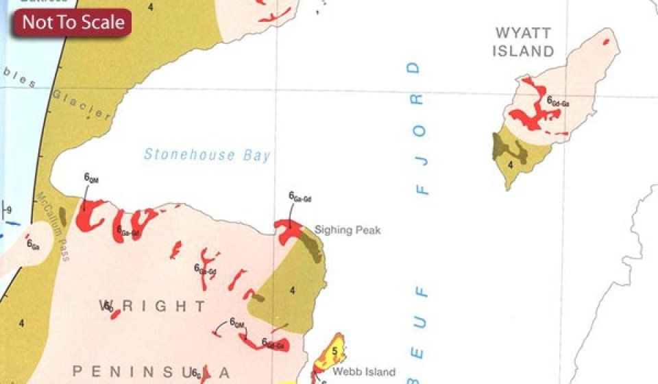 Geological Map of Adelaide Island