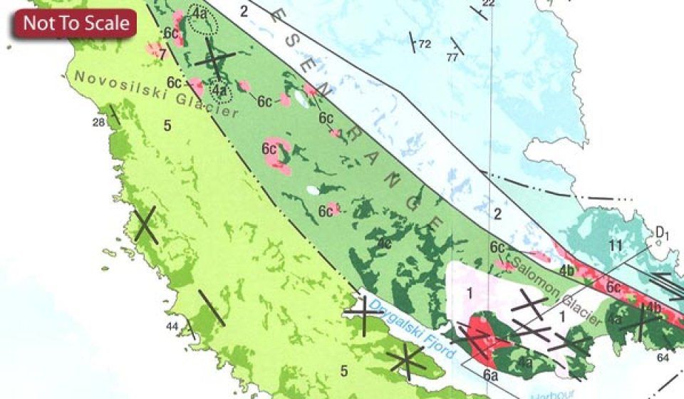 Geological Map of South Georgia