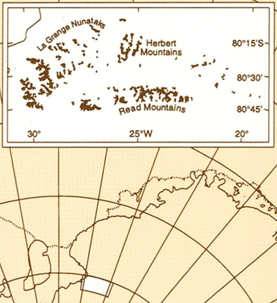 Geological Map of Shackleton Range, Antarctica