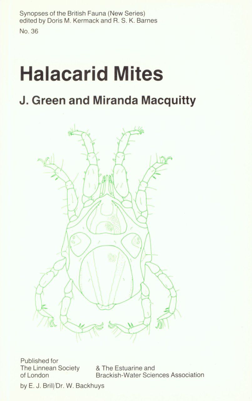 SBF Volume 36: Halacarid Mites (Arachnida: Acari)