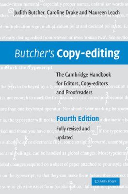 Butcher&#039;s Copy-Editing