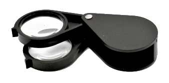 Double Loupe Hand Lens 30mm 10x magnification