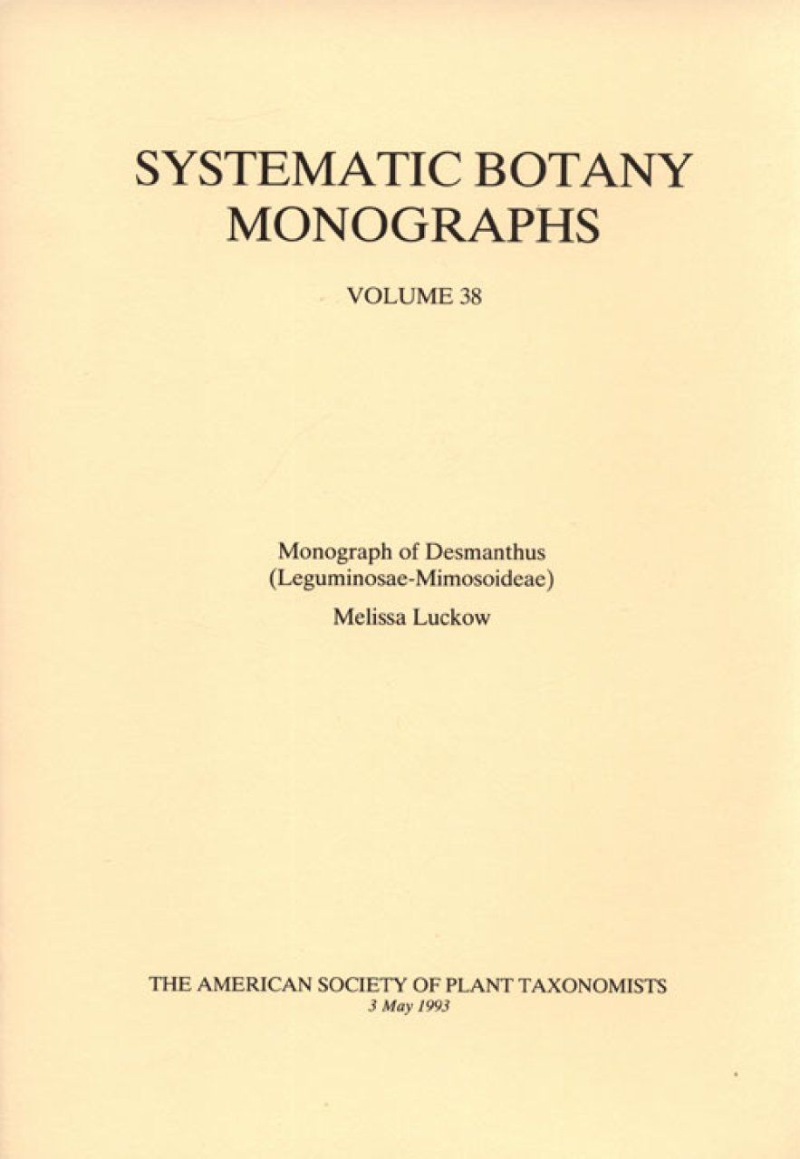A Monograph of Desmanthus (Leguminosae - Mimosoideae)