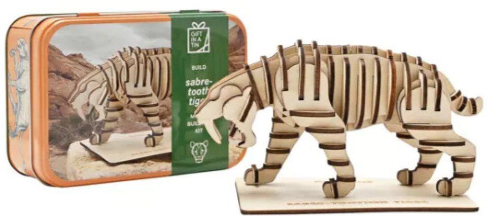 Sabretooth Tiger In A Tin