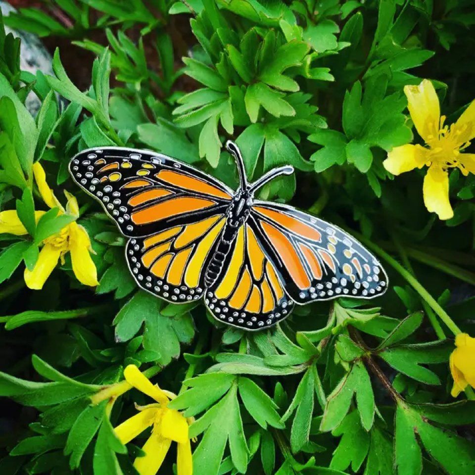 Monarch Butterfly Enamel Pin