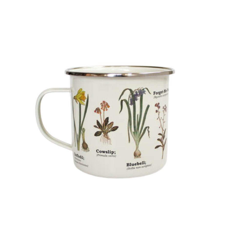 Wild Flower Enamel Mug
