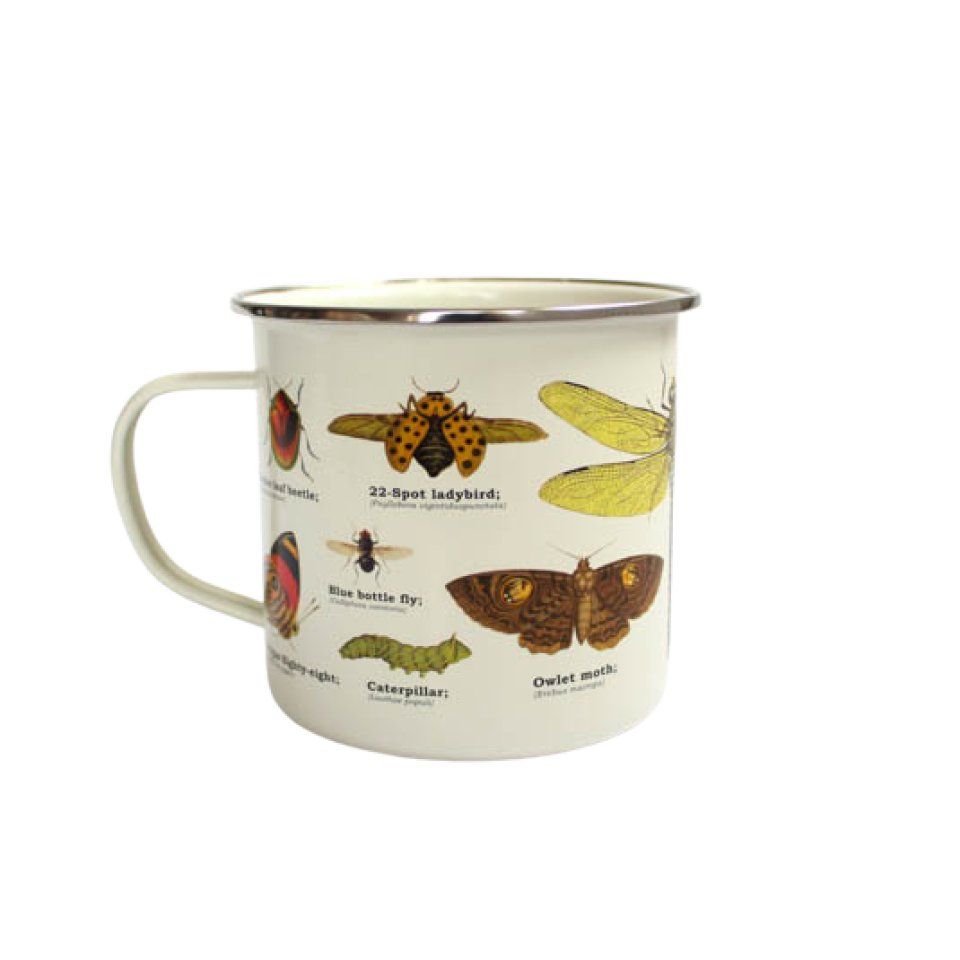 Insect Enamel Mug 