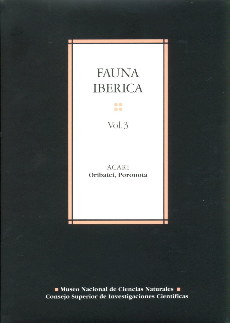 Fauna Ibérica, Volume 3: Acari: Oribatei: Poronota