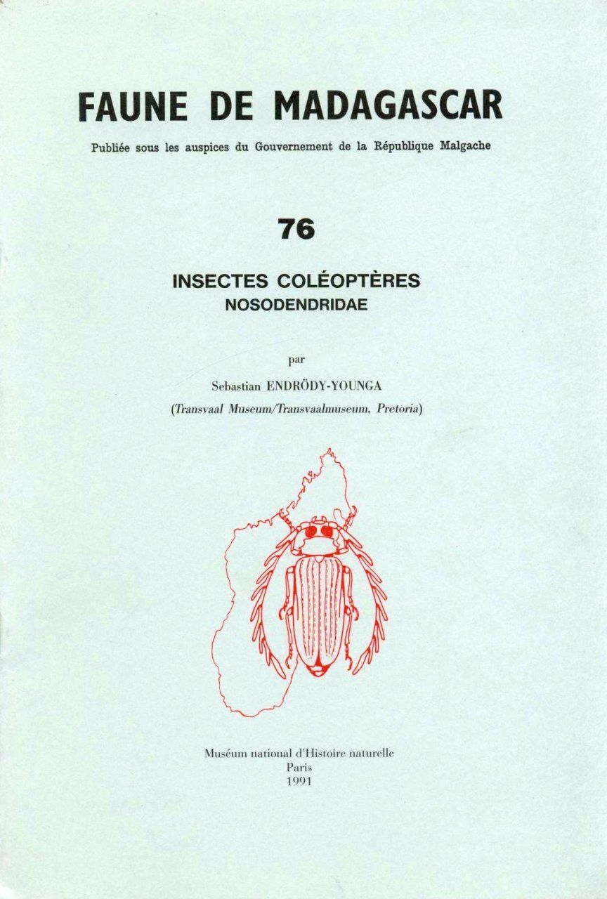 Faune de Madagascar: Fasc. 76 - Insectes: Coléoptères, Nosodendridae