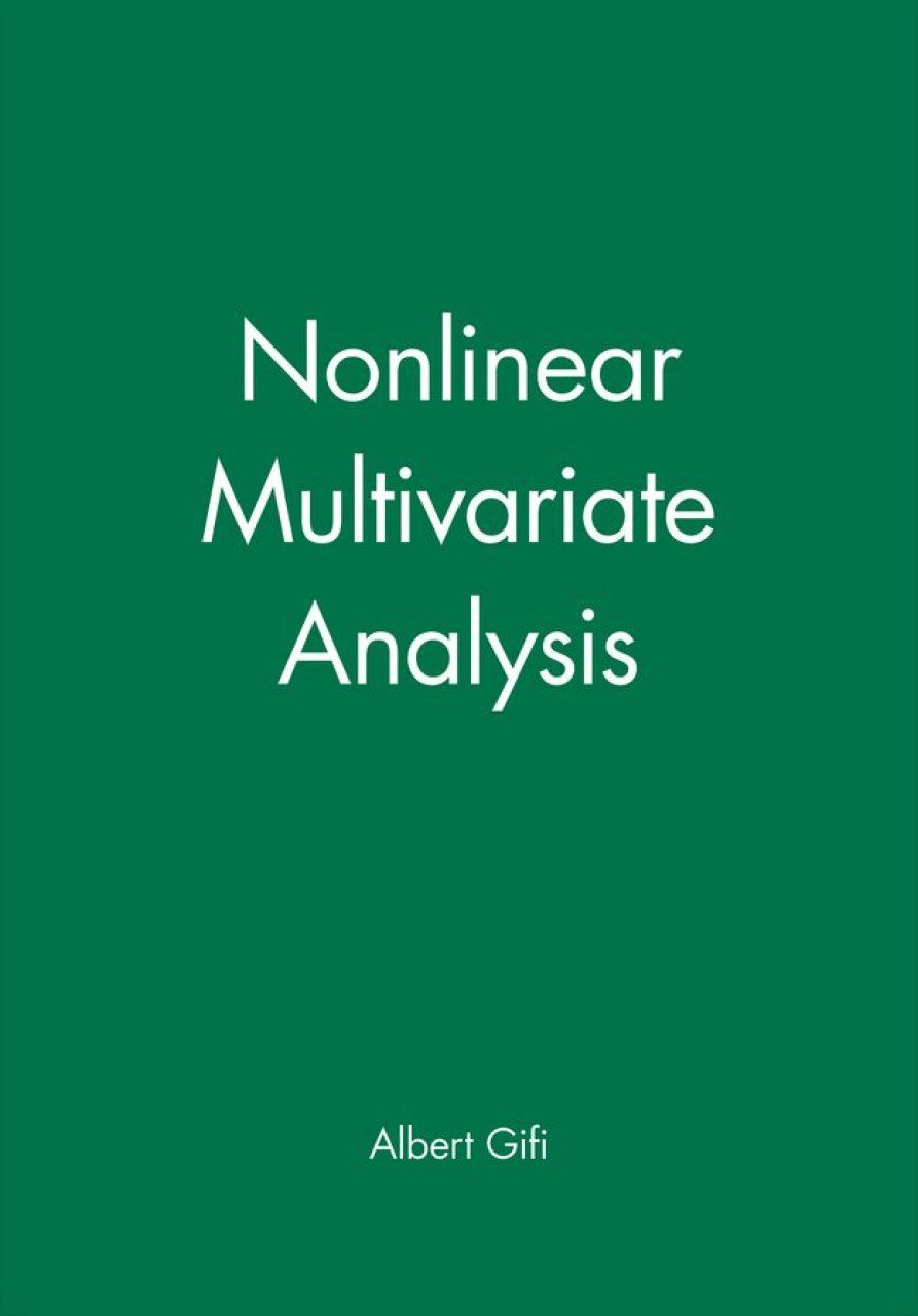 Nonlinear Multivariate Analysis