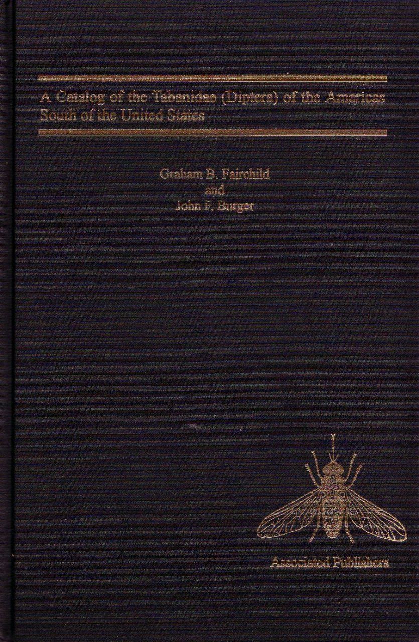 A Catalog of the Tabanidae (Diptera) of the Americas South of the United States
