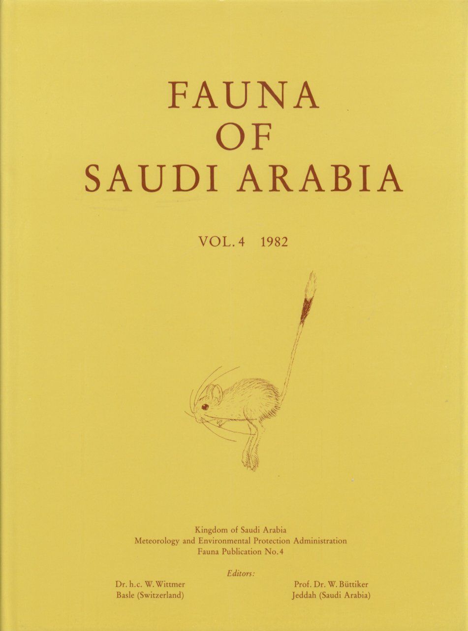 Fauna of Saudi Arabia, Volume 4