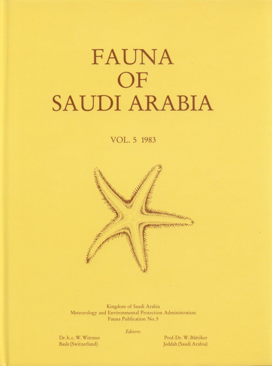 Fauna of Saudi Arabia, Volume 5