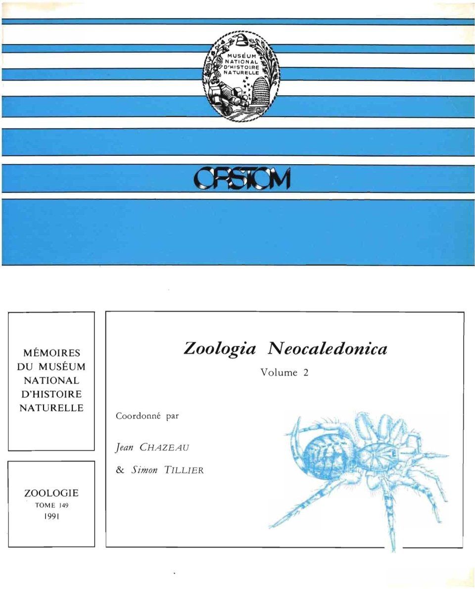 Zoologia Neocaledonica , Volume 2 [French]