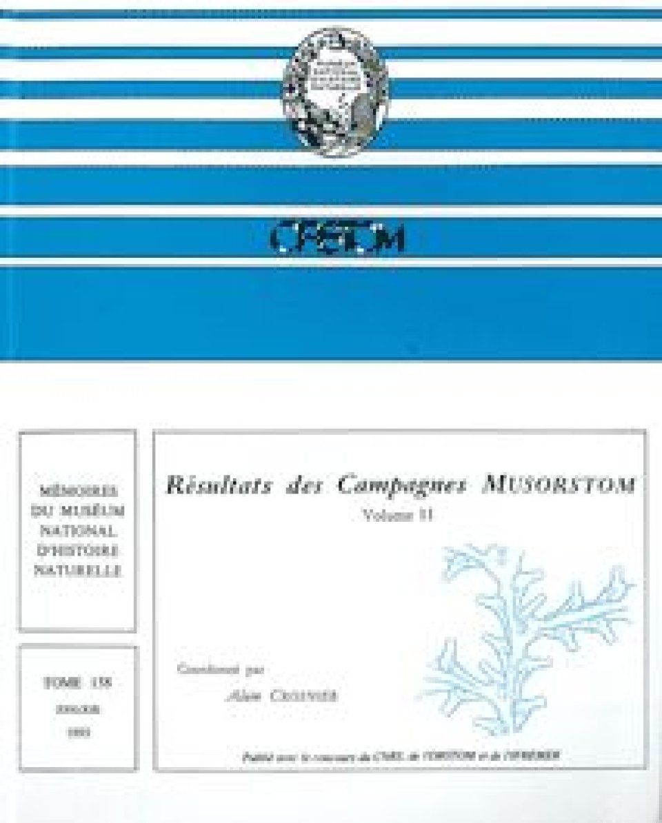 Résultats des Campagnes MUSORSTOM, Volume 11 [Memoires du Museum National d&#039;Histoire Naturelle, Volume 158]