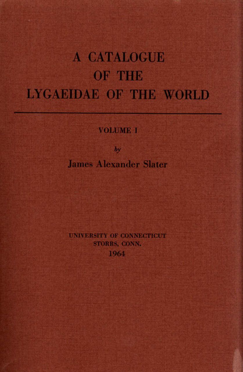A Catalogue of the Lygaeidae of the World