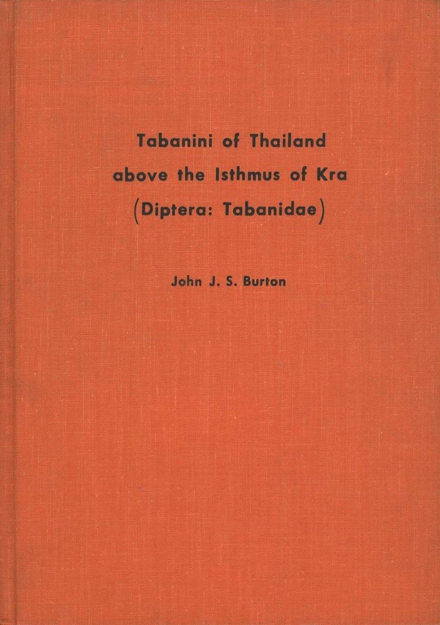 The Tabanini of Thailand above the Istmus of Kra (Diptera: Tabanidae)