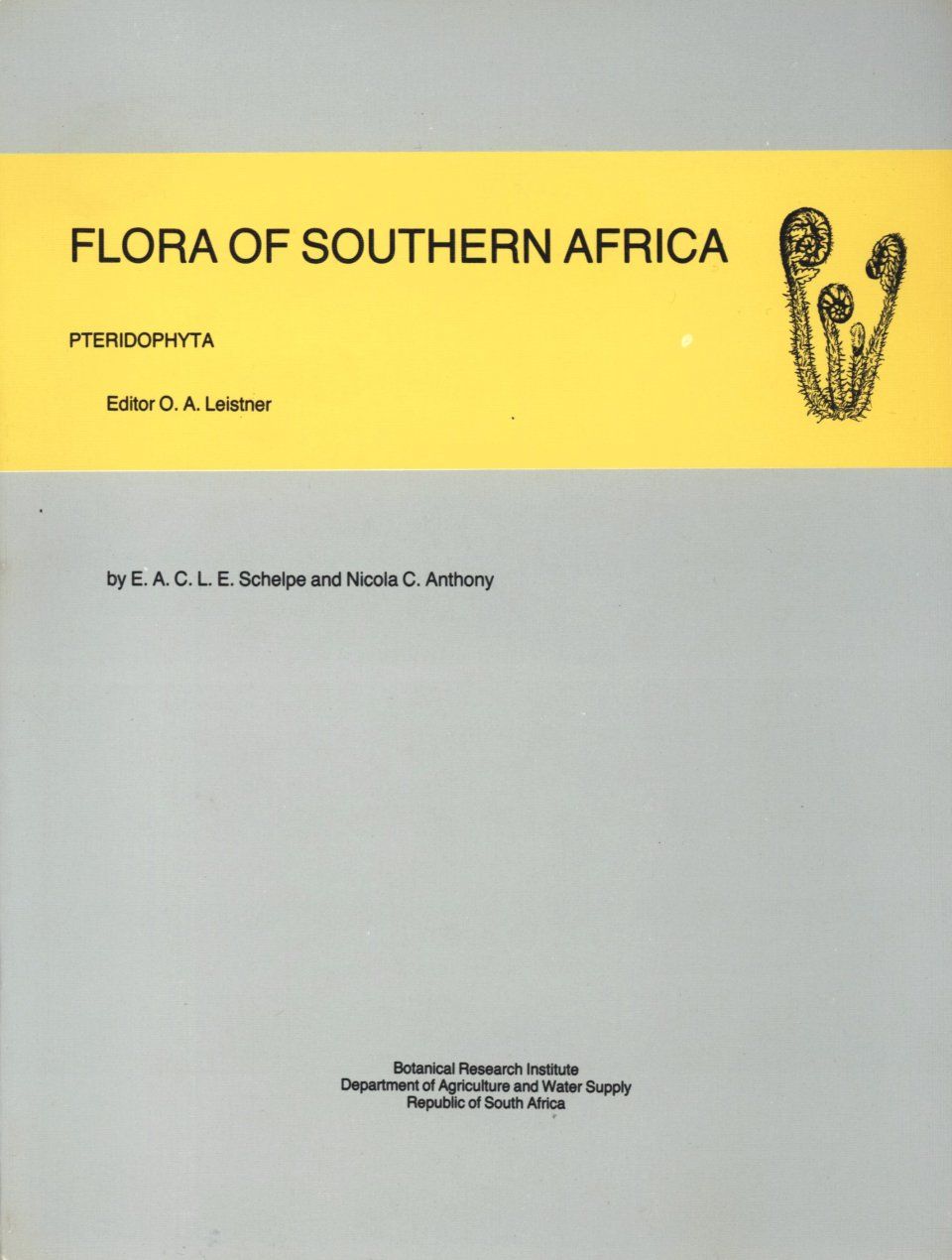 Flora of Southern Africa, Pteridophyta