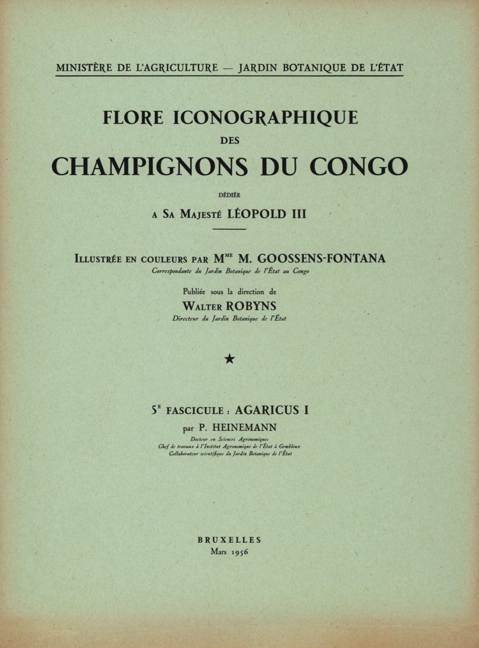 Flore Iconographique des Champignons du Congo, Fasc. 5: Agaricus 1