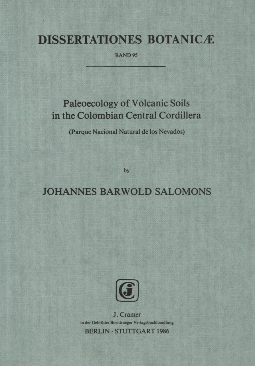 Paleoecology of Volcanic Soils in the Columbian Central Cordillera (Parque Nacional Natural de los Nevados)