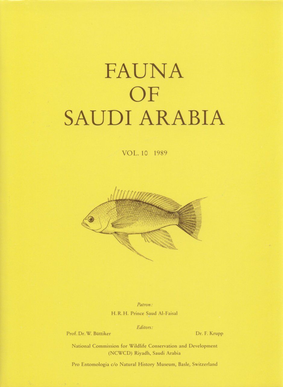 Fauna of Saudi Arabia, Volume 10