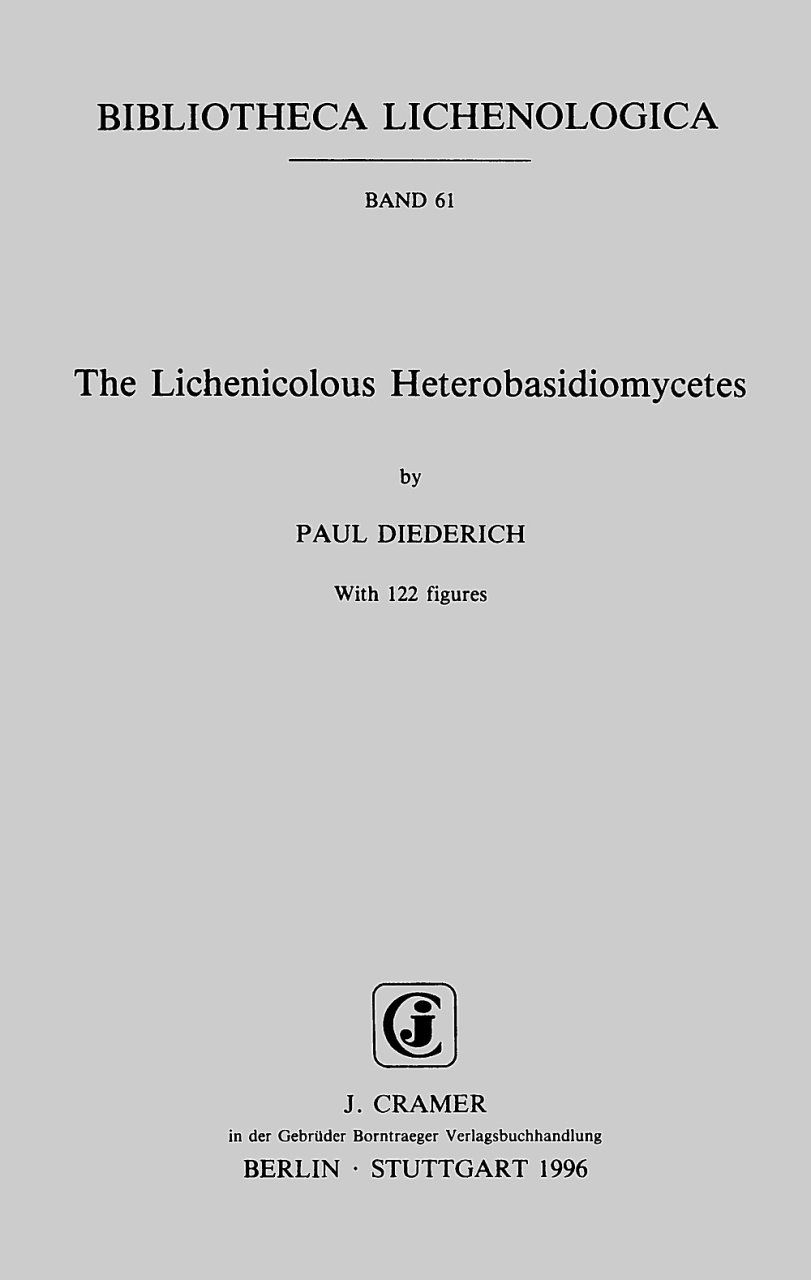 The Lichenicolous Heterobasidiomycetes