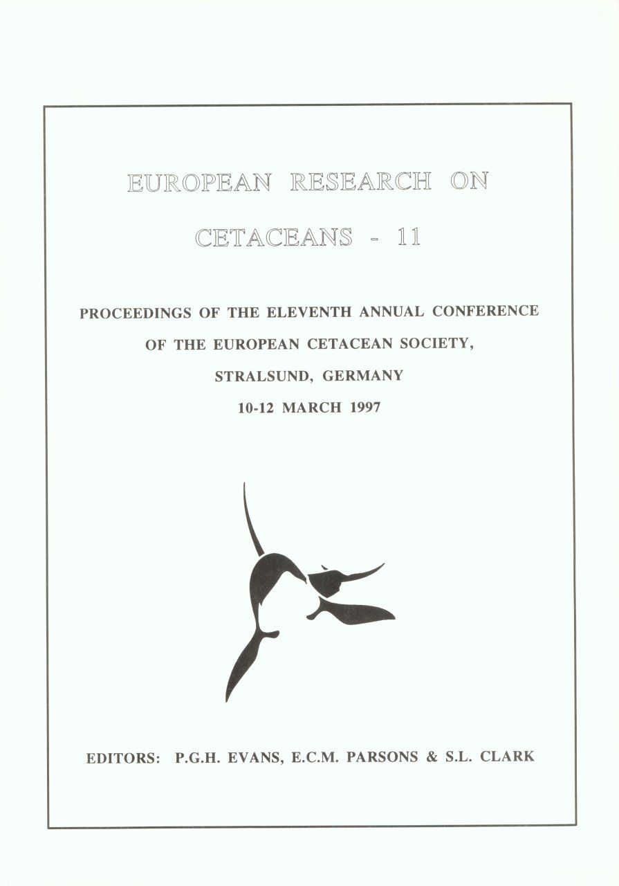 European Research on Cetaceans, Volume 11