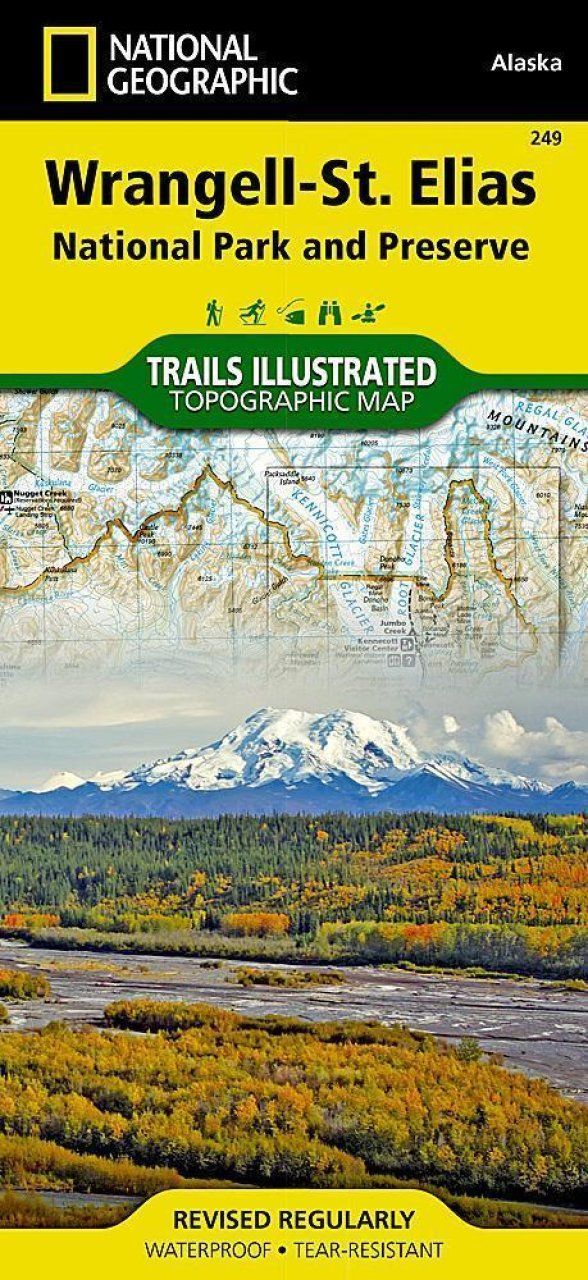 Alaska: Map for Wrangell-St. Elias National Park and Preserve